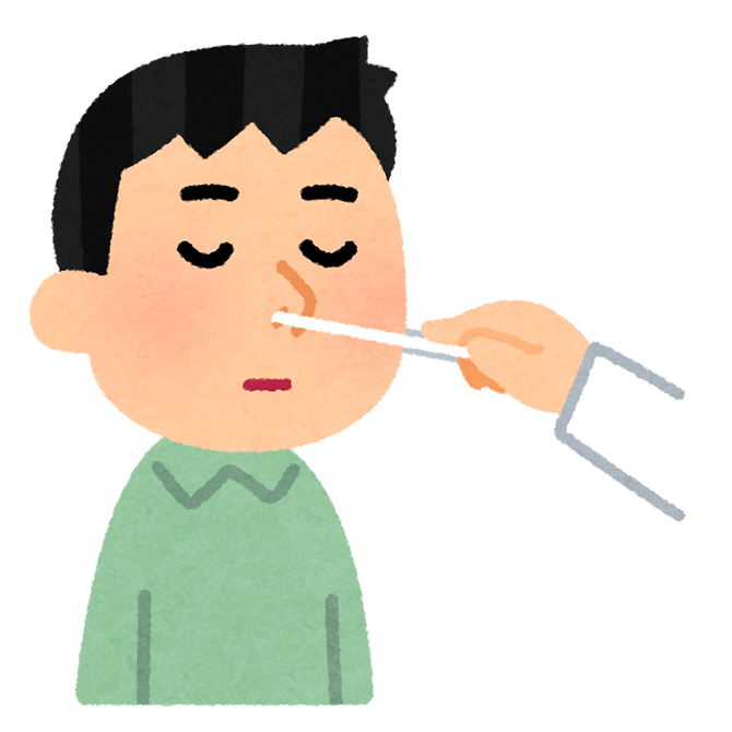 鼻咽頭検査方法